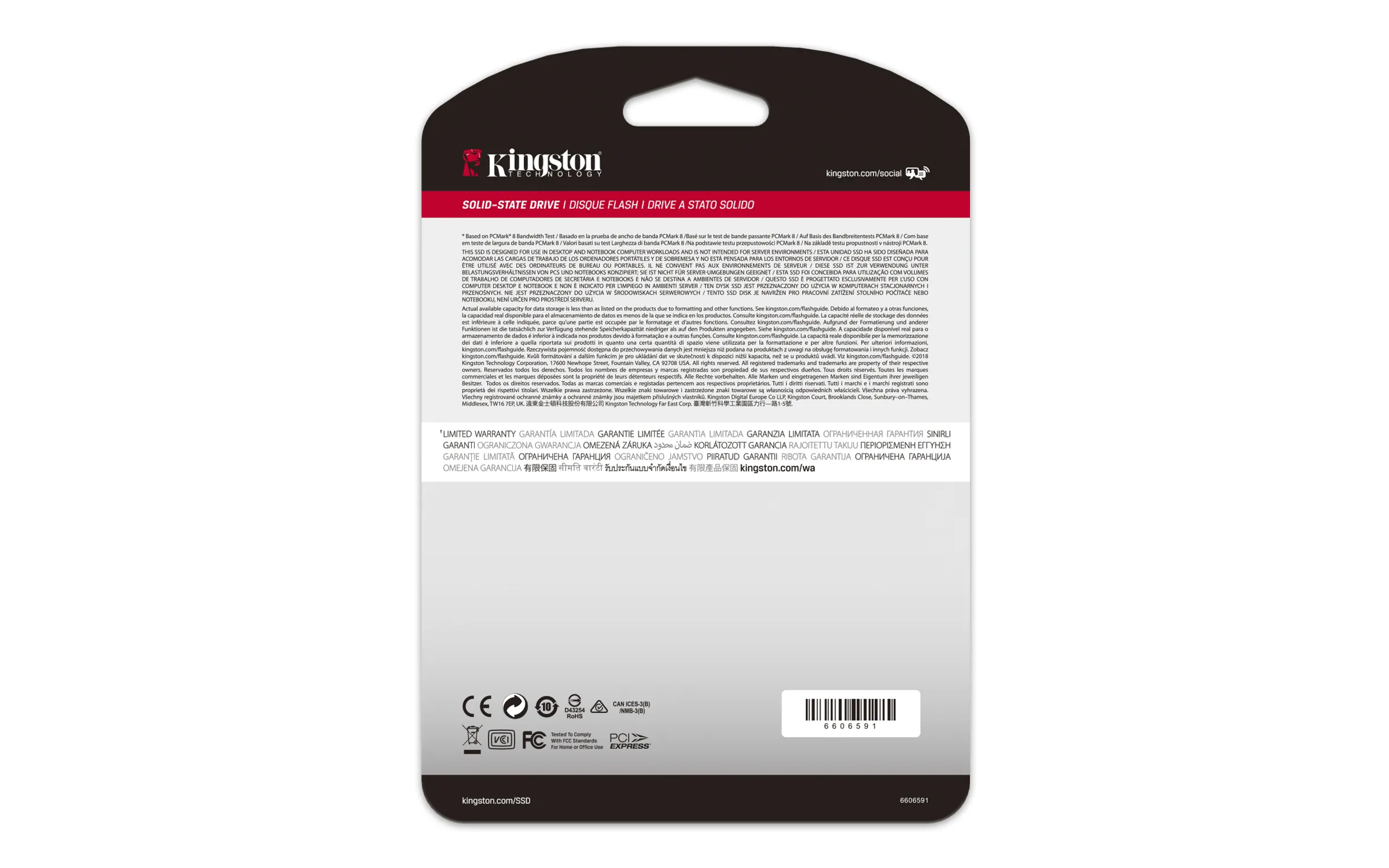 Kingston A2000 250 Gt M.2 NVMe -SSD-levy