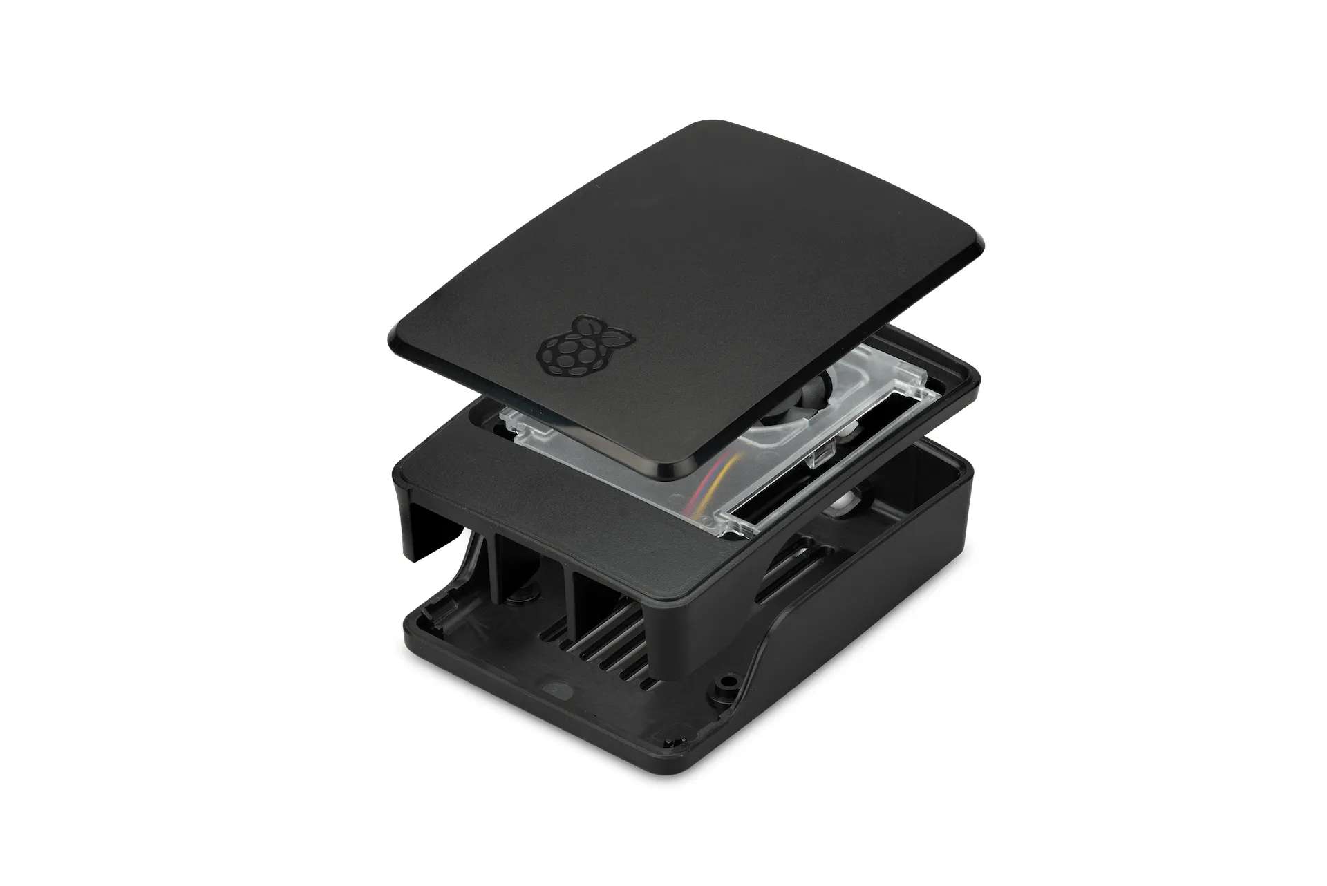 Raspberry Pi 5 Case with Fan, black