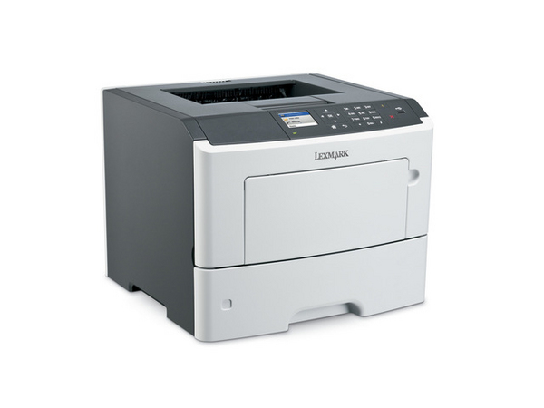 Lexmark MS610dn - mustavalkoinen - (duplex) - laser - Legal, A4 - 1200 dpi x 1200 dpi - jopa 47 sivua/min - kapasiteetti: 650 arkkia - USB, 1000Base-T, U