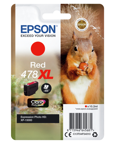 Ink/478XL Squirrel 10.2ml RD