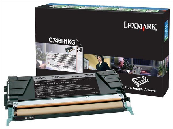 Lexmark C746H1KG High Yield lasertoner, svart