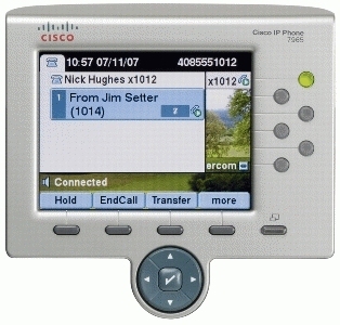 Cisco Unified IP Phone 7965G - VoIP -puhelin - SCCP, SIP - 6-linjainen toiminta - hopea, tummanharmaa