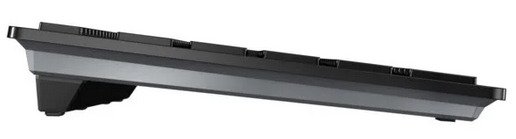 CHERRY DW 9500 SLIM tr&aring;dl&ouml;st tangentbord och mus, Cherry SX, svart, gr&aring;