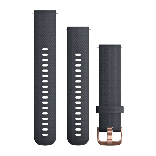 GARMIN SILIKONIRANNEKE TUMMANSININEN, ROSEGOLD SOLKI, VIVOACTIVE 3 & VIVOMOVE HR