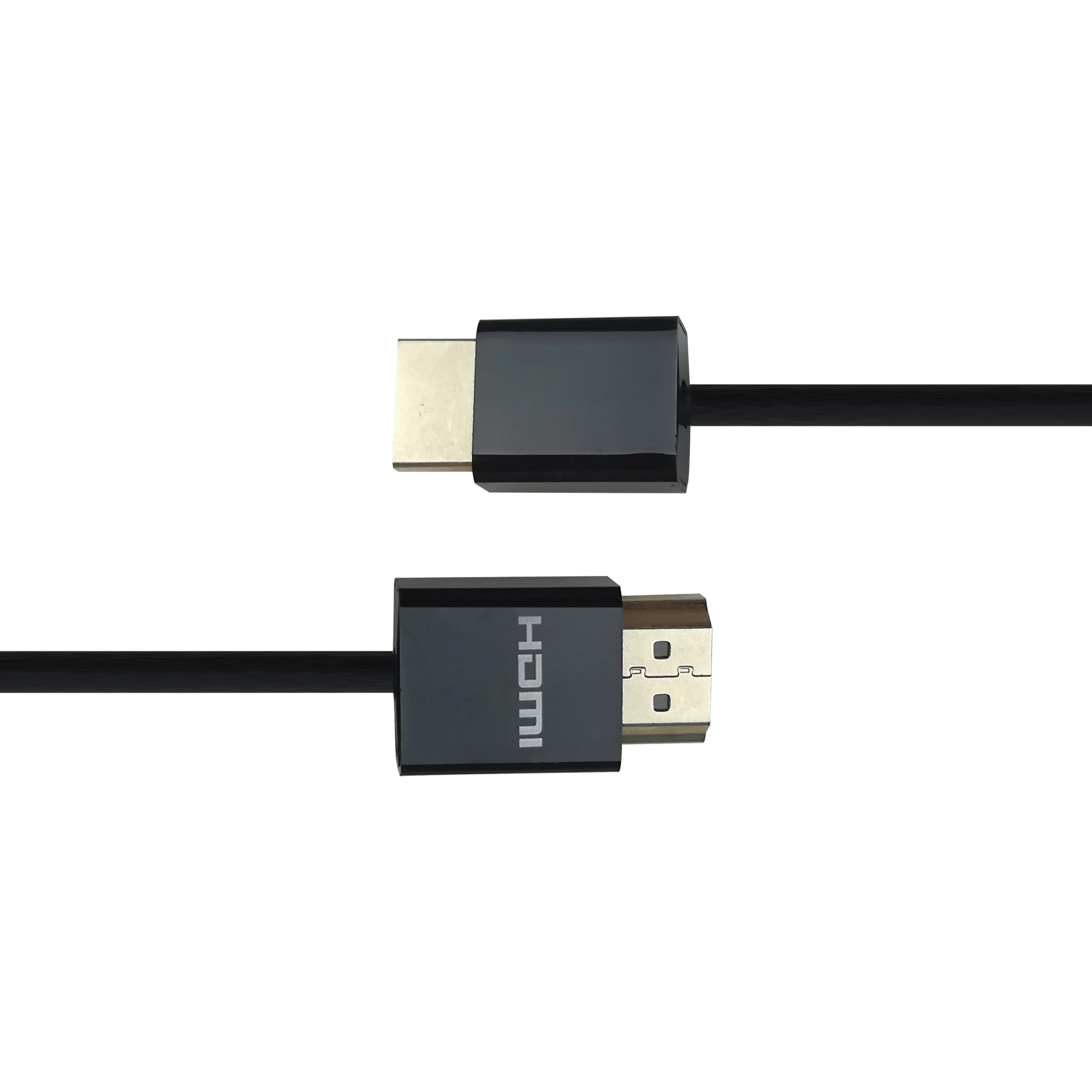Deltaco Ohut nopea HDMI 2.0 -kaapeli Ethernetillä, 1 m, musta