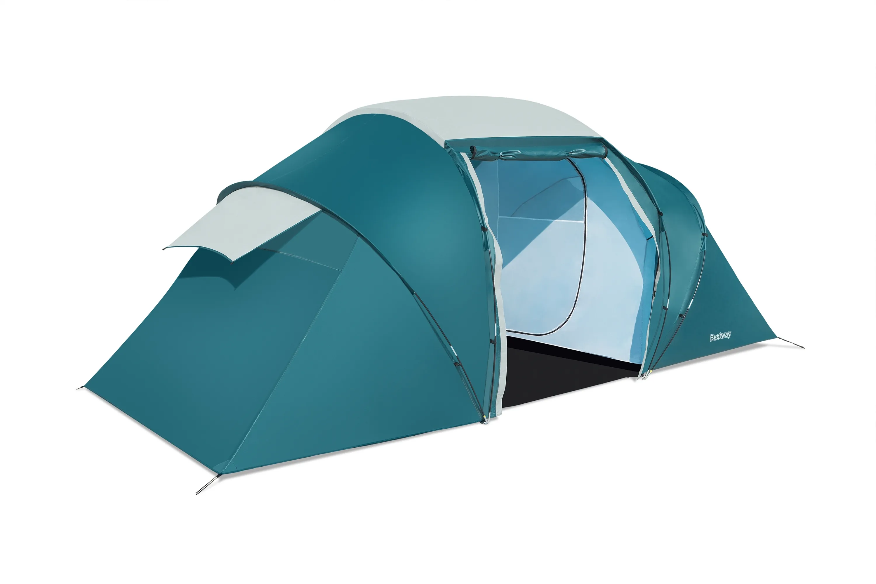BESTWAY Family Ground 4-Person Tent 4.60 x  2.30 x  1.85 m Polyester Blue/White
