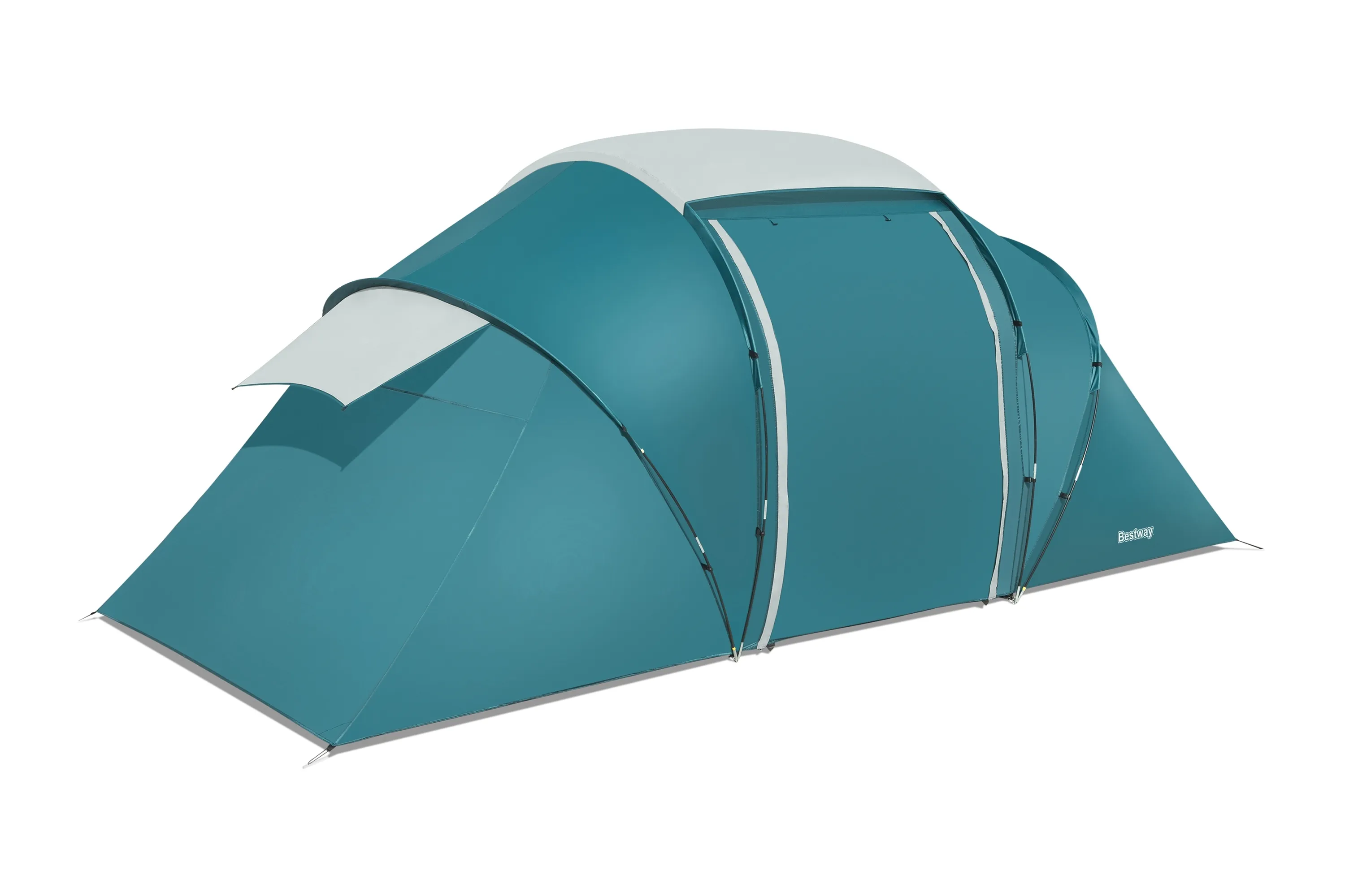 BESTWAY Family Ground 4-Person Tent 4.60 x  2.30 x  1.85 m Polyester Blue/White