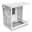 NZXT H6 RGB+ Midi-Tower Case with window and RGB lighting, White