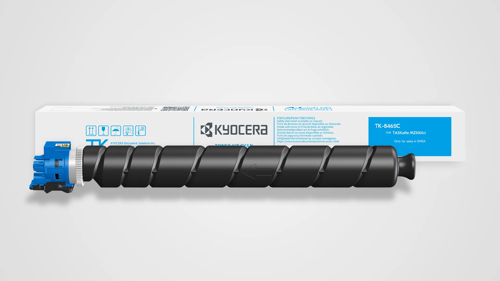 Kyocera TK-8465C toner cartridge, Cyan