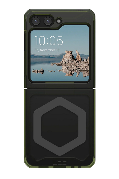 UAG Plyo Pro, Galaxy Z Flip5 - Case, Olive/Space Grey