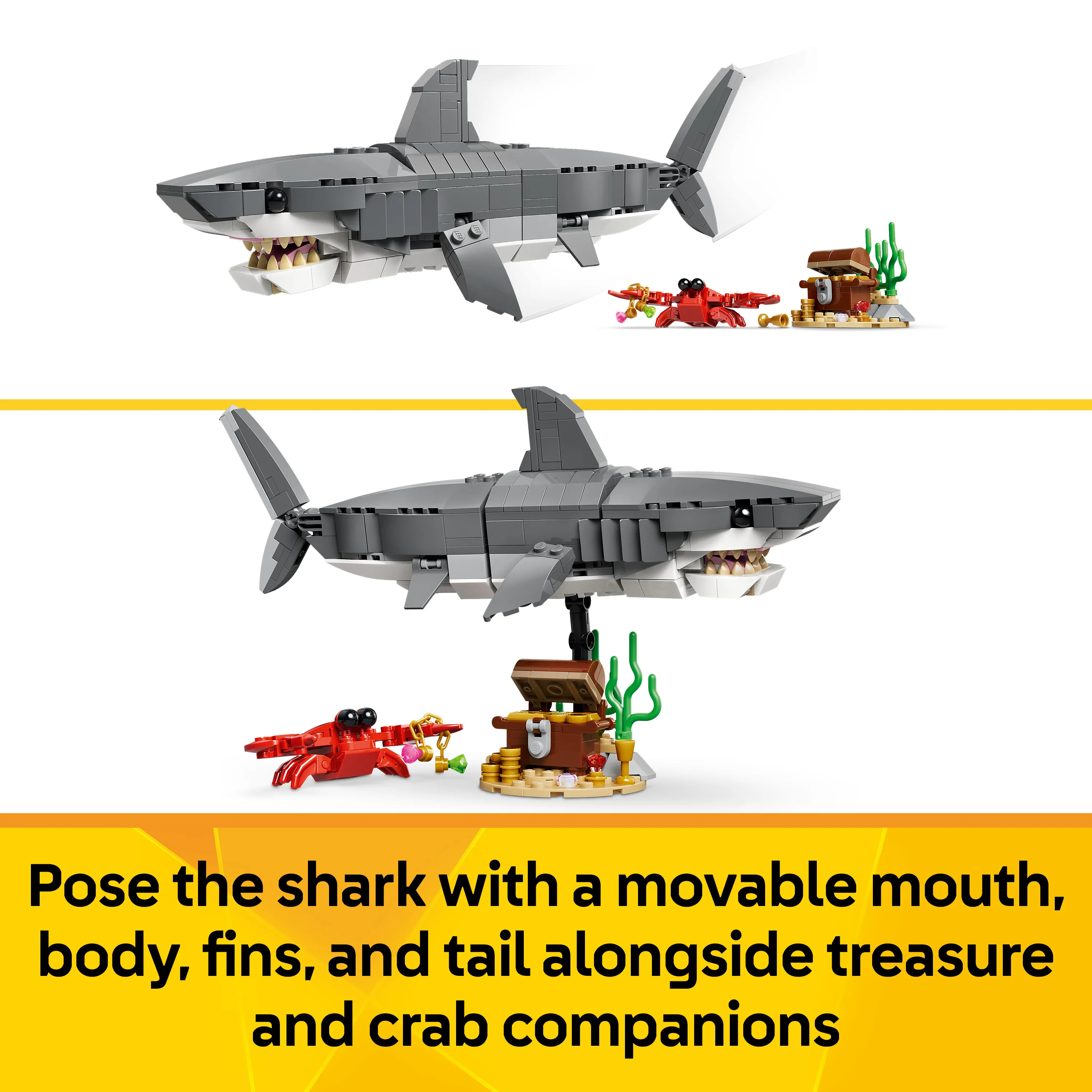 LEGO Creator Fierce Shark and Treasure Chest 31381