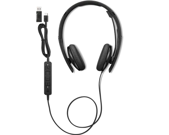 Lenovo VoIP UC - headset, Black