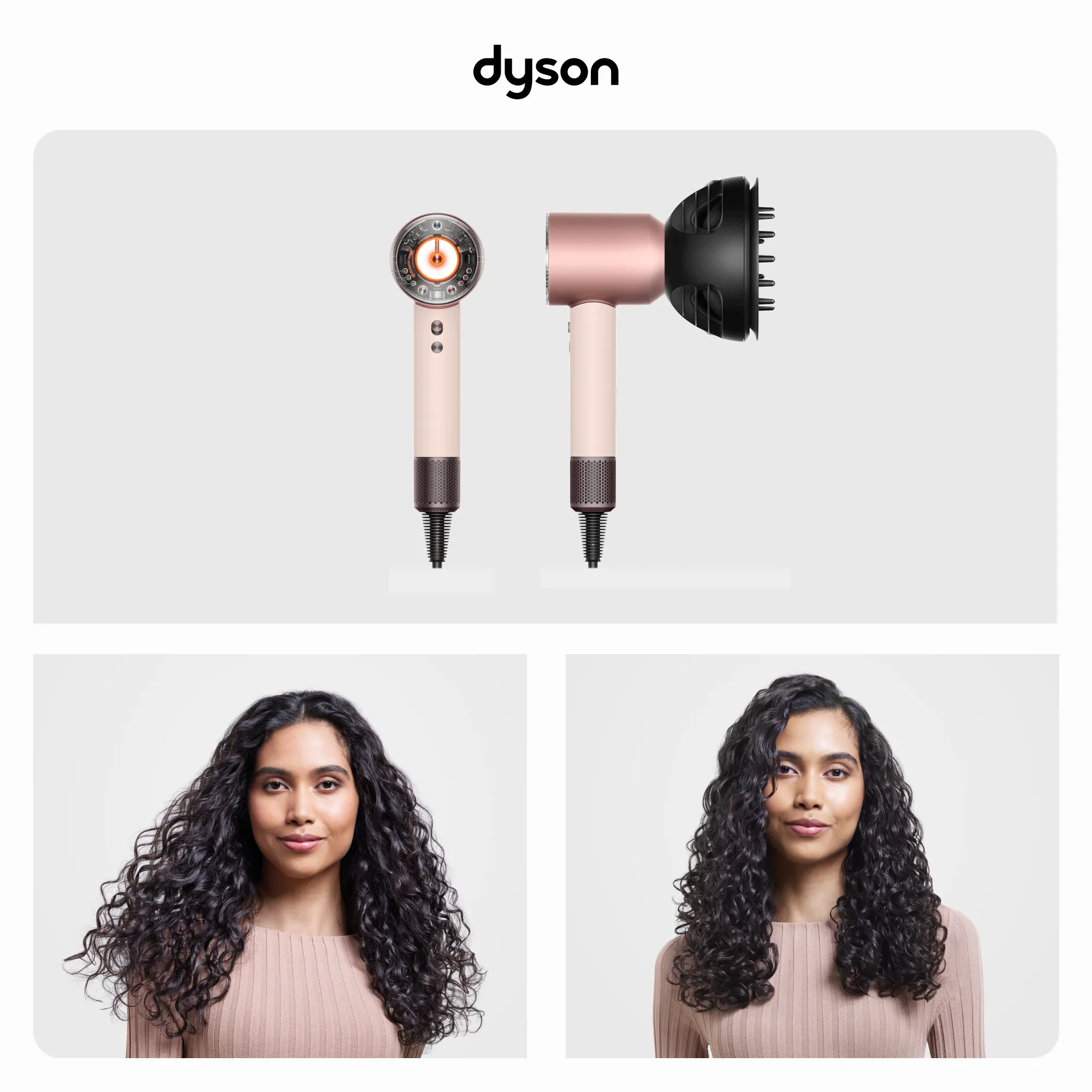 Dyson Supersonic Nural - h&aring;rf&ouml;n, Ljusr&ouml;d