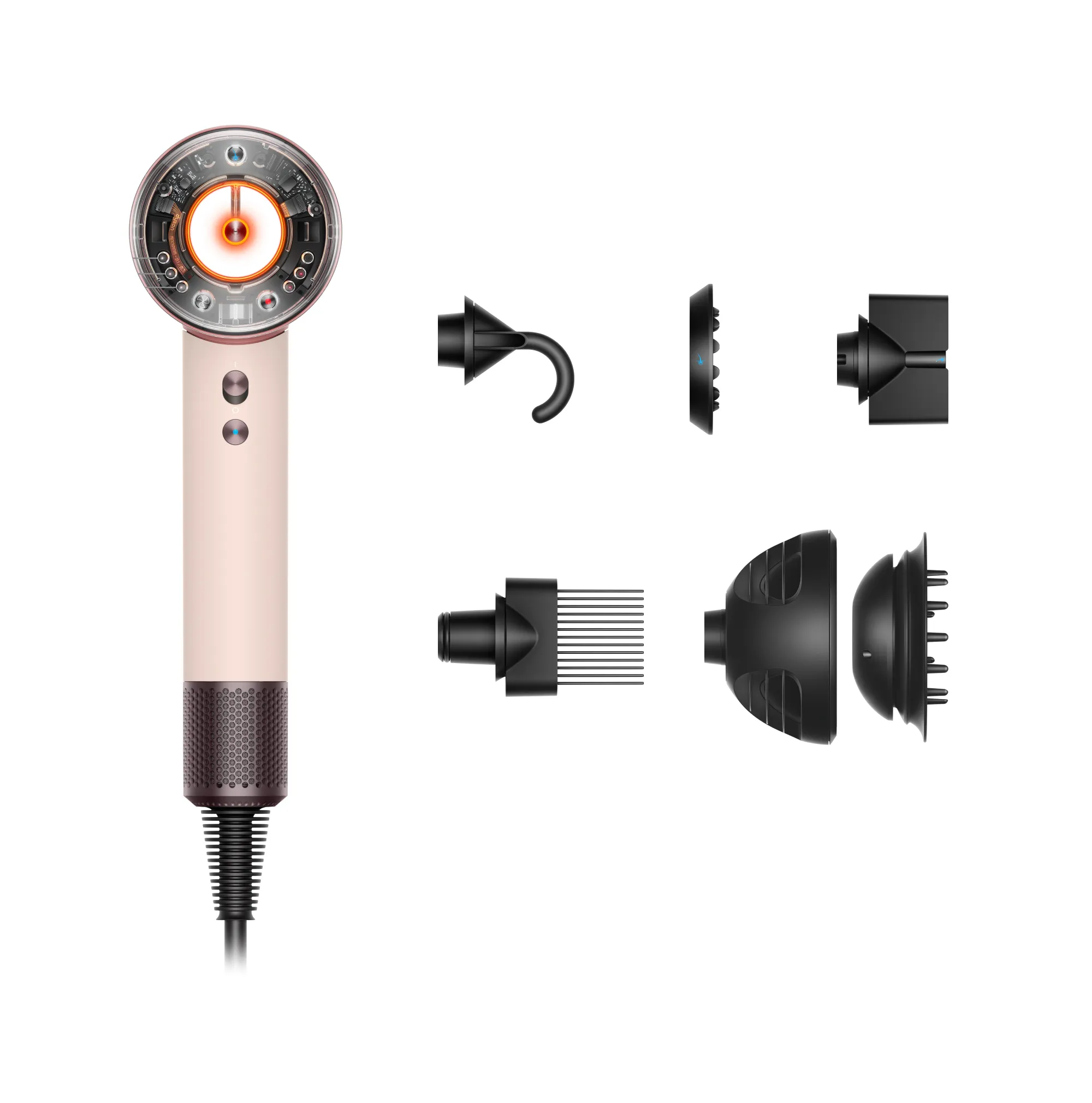 Dyson Supersonic Nural - h&aring;rf&ouml;n, Ljusr&ouml;d