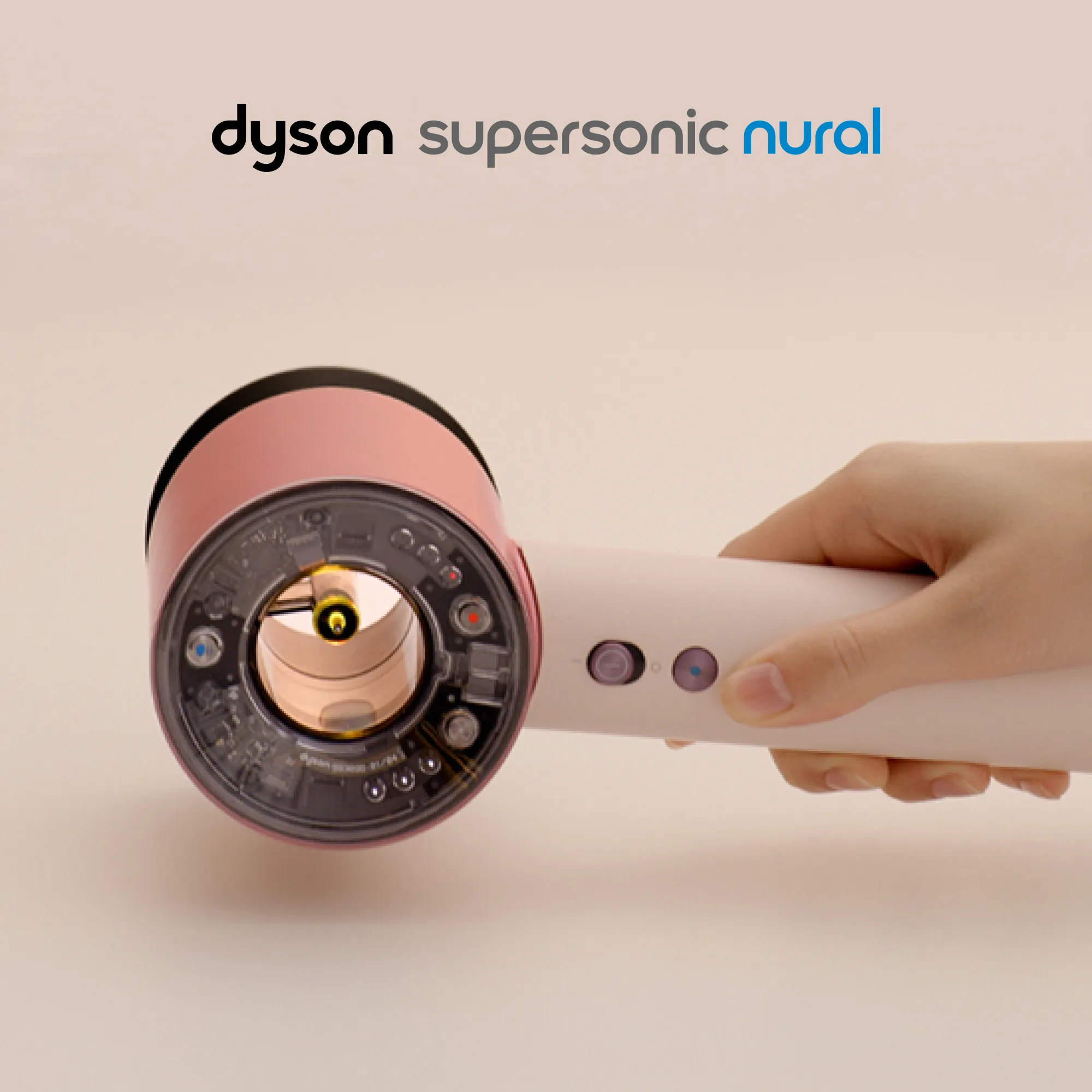 Dyson Supersonic Nural - h&aring;rf&ouml;n, Ljusr&ouml;d
