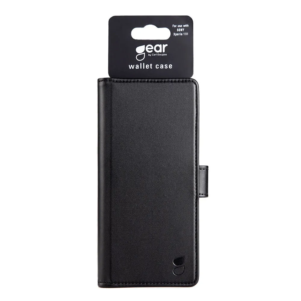GEAR Wallet, Xperia 1 III - Wallet Case, Black