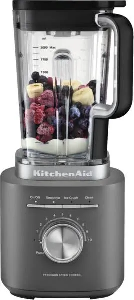 KitchenAid Pure Power 5KSB2073EDG 1200W 2L Blender, Dark Grey