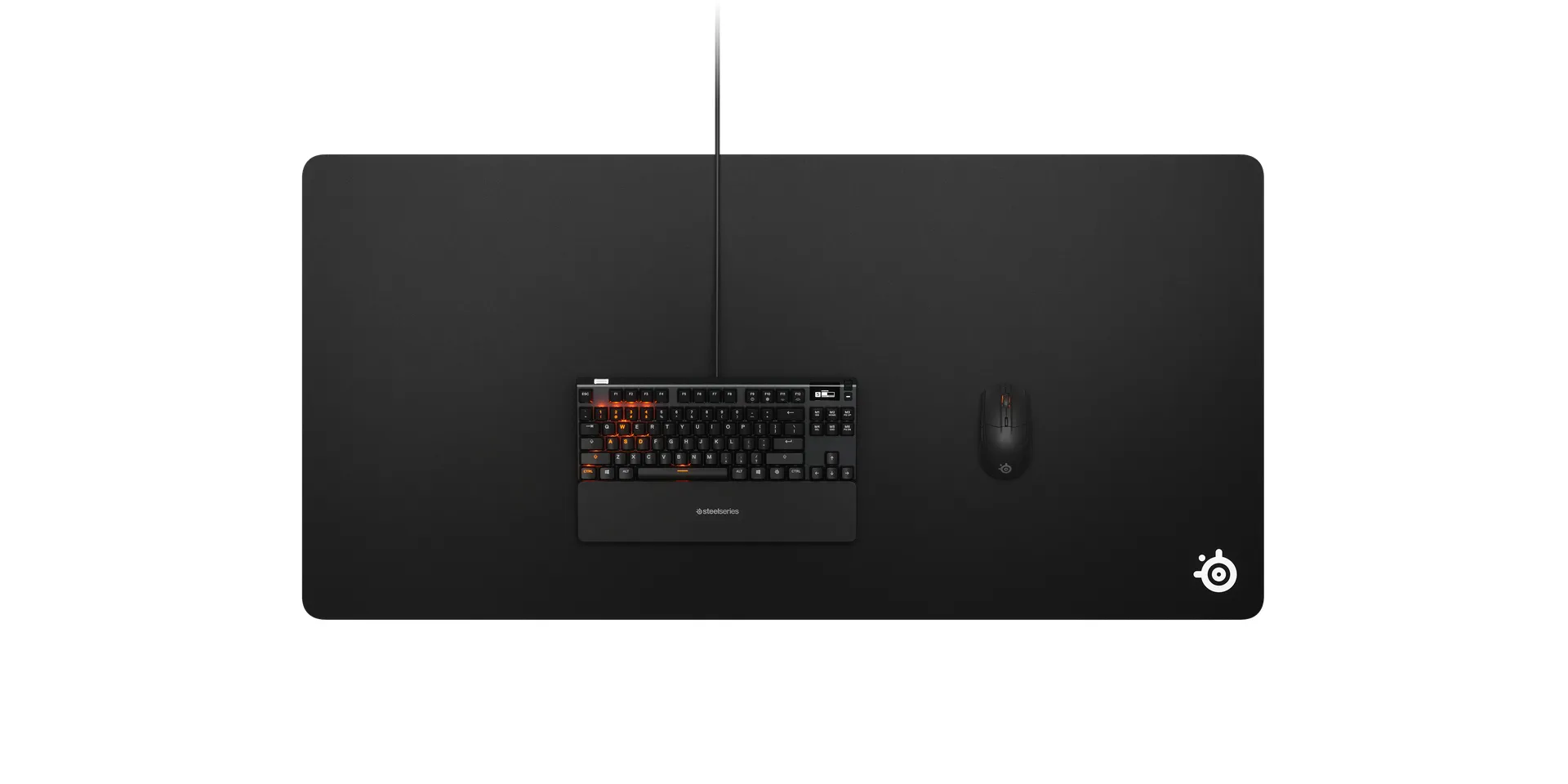SteelSeries QcK 3XL - gaming mousepad, 1220x590 mm, Black