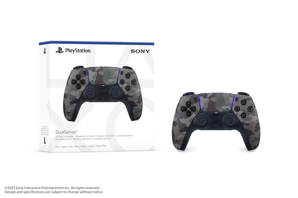 Sony PlayStation 5 DualSense Wireless Controller - Grey Camouflage