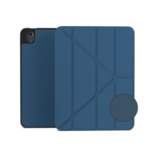 Epico SolidWoven Flip Case | iPad 10,9" (A14)/11" (A16) | Blue | Integrated Stand  &amp;  Apple Pencil Storage