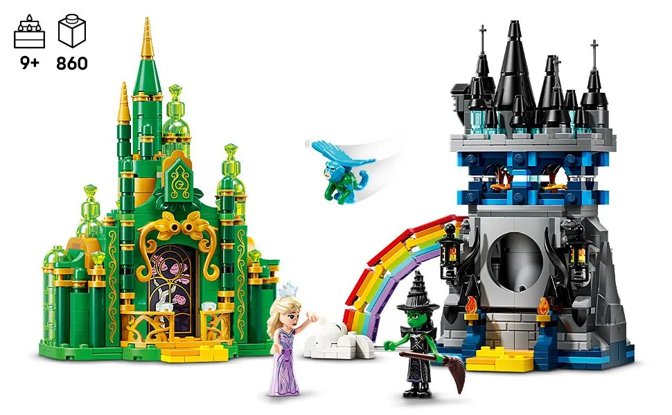 LEGO Wicked Emerald City and Kiamo Ko Castle 75689