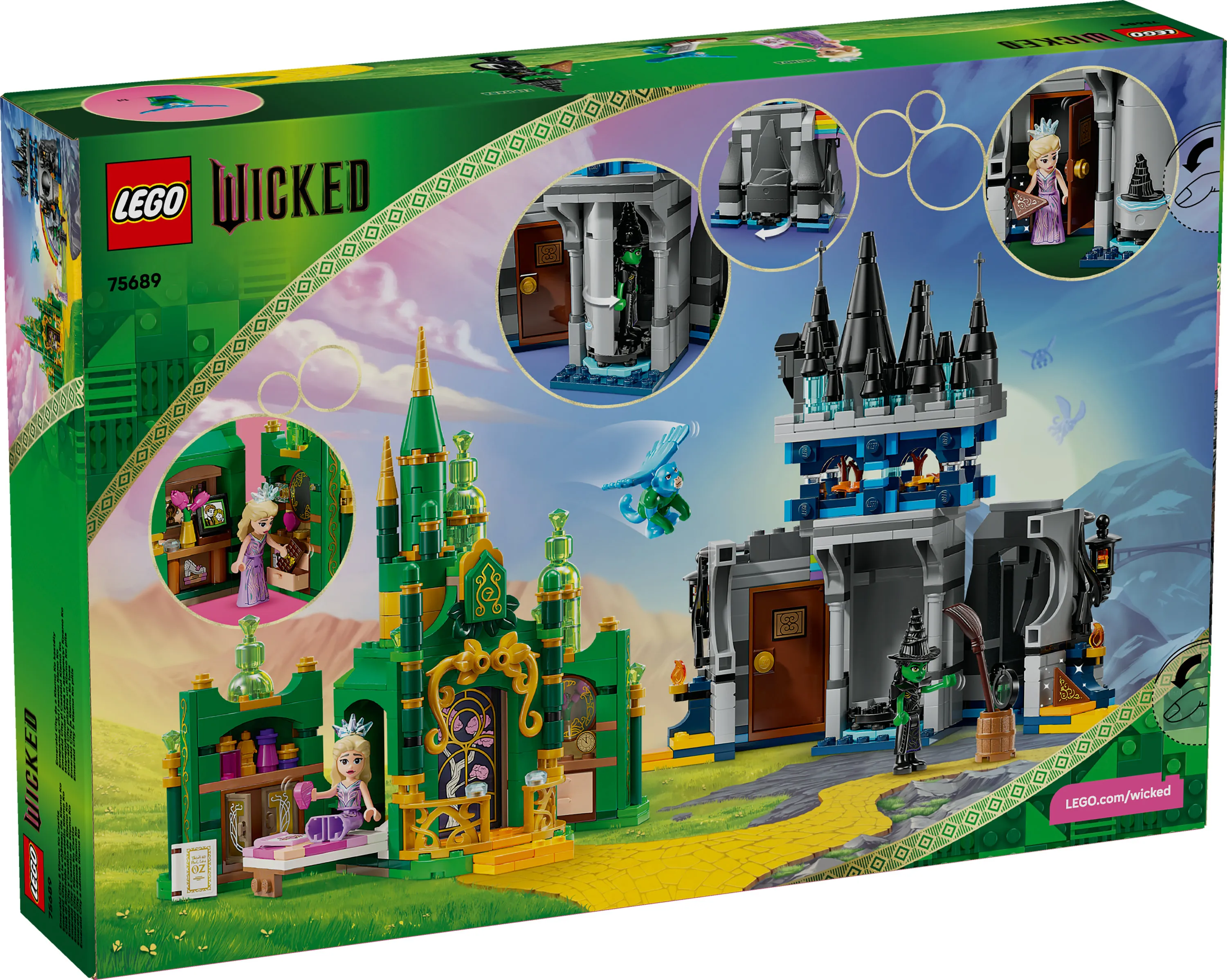 LEGO Wicked Emerald City and Kiamo Ko Castle 75689