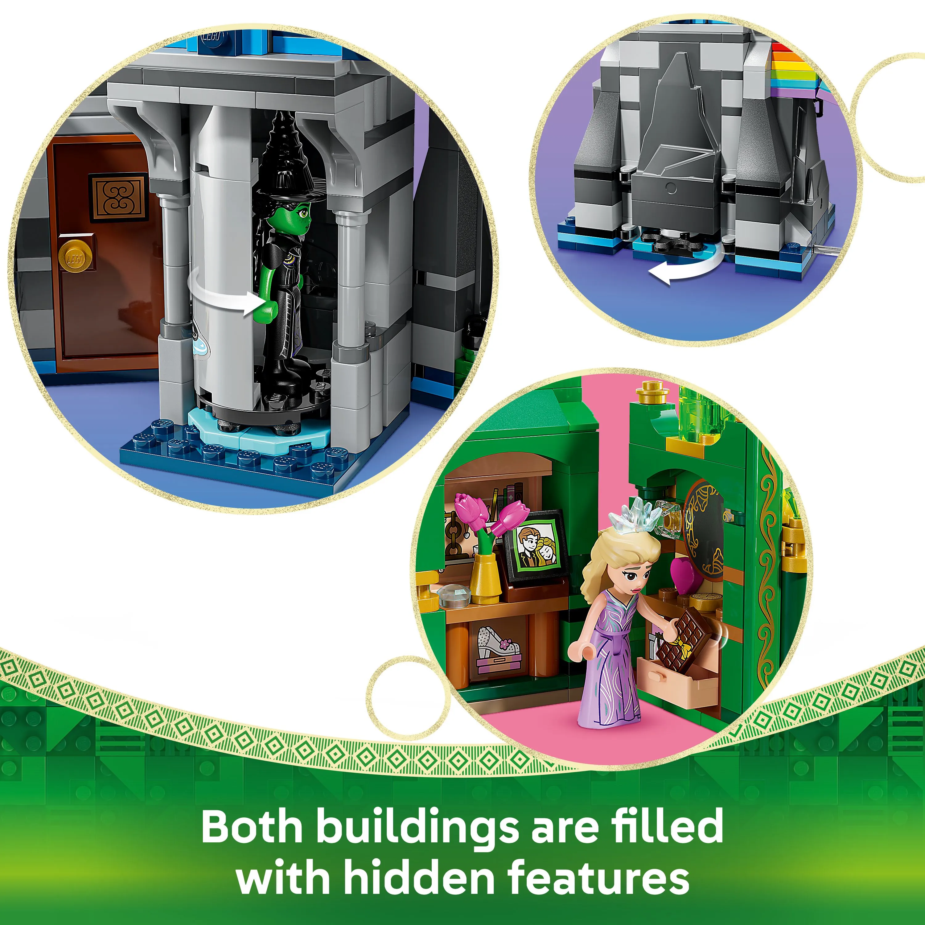 LEGO Wicked Emerald City and Kiamo Ko Castle 75689