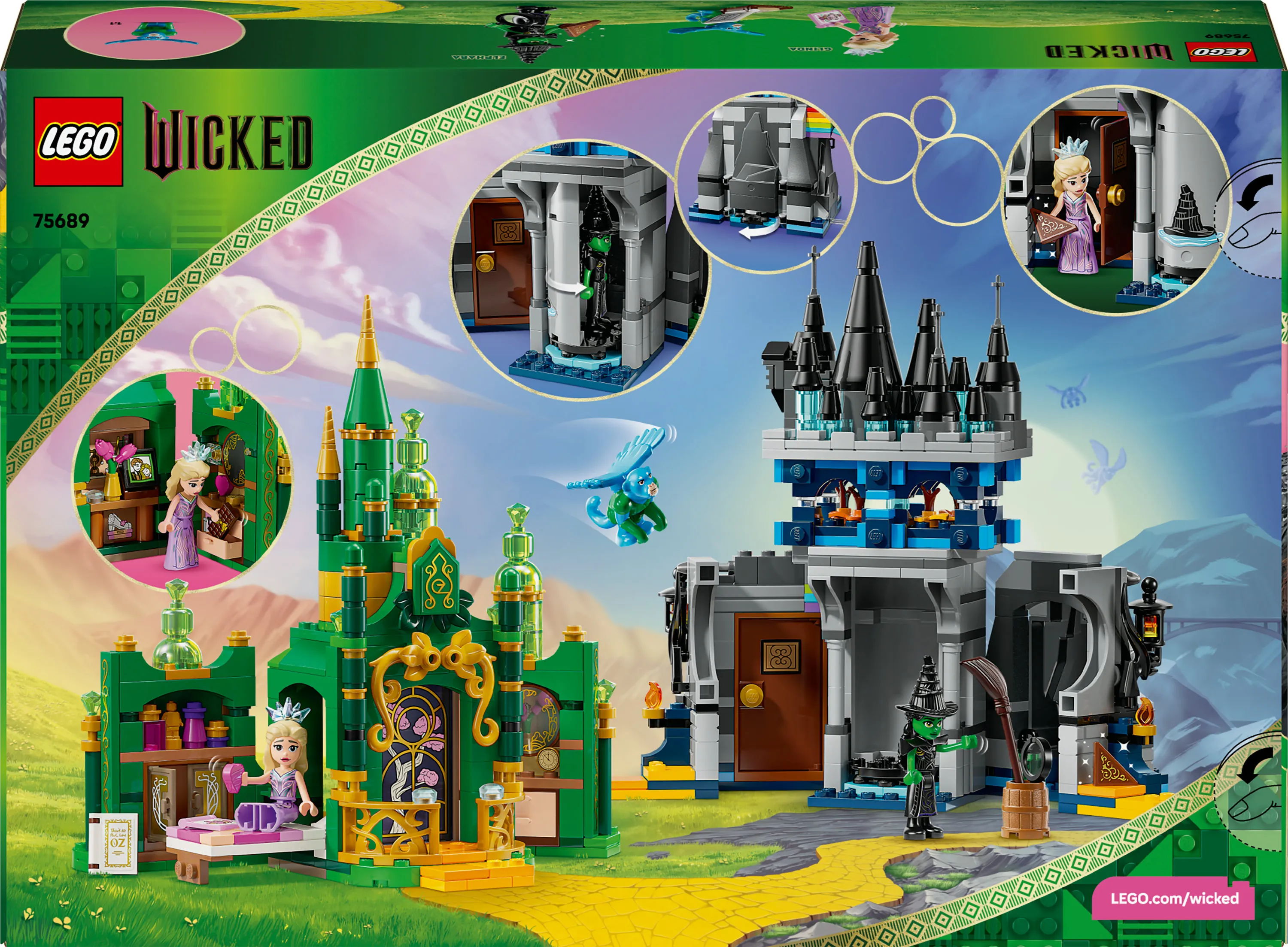 LEGO Wicked Emerald City and Kiamo Ko Castle 75689
