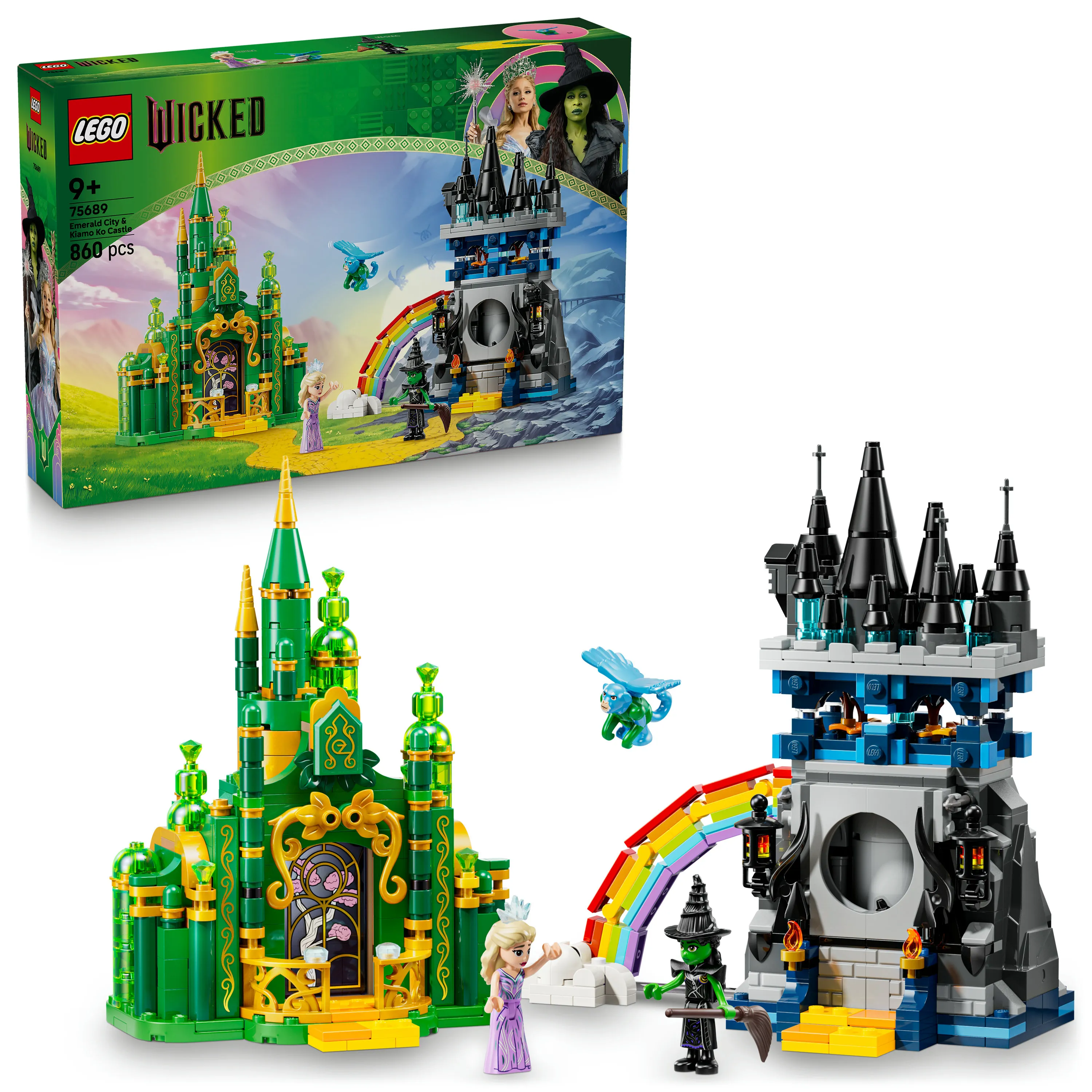 LEGO Wicked Emerald City and Kiamo Ko Castle 75689