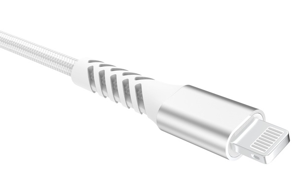 Grateq Pro USB-C - MFi Lightning -kaapeli, 2.25m, Valkoinen