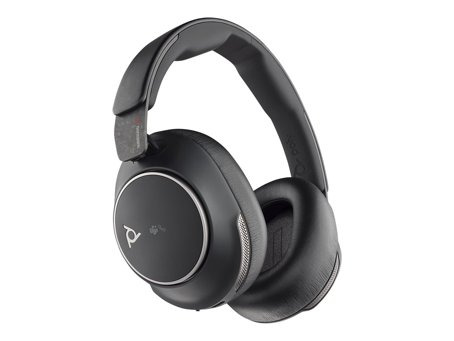HP Poly Voyager Surround 80 UC Wireless Headset with USB-C/A Adapter, Black