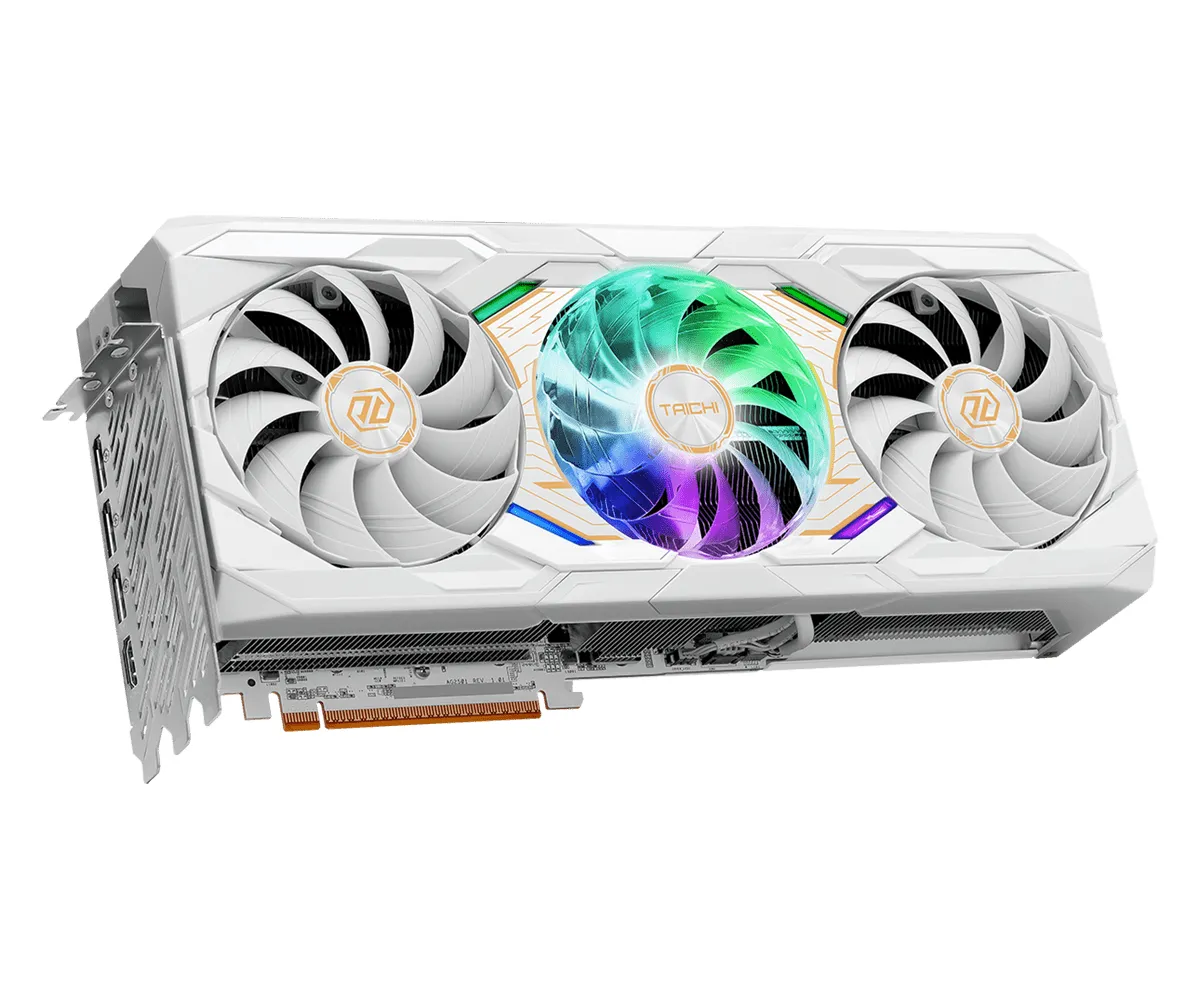 ASRock Radeon RX 9070 XT Taichi White OC 16GB Graphics Card