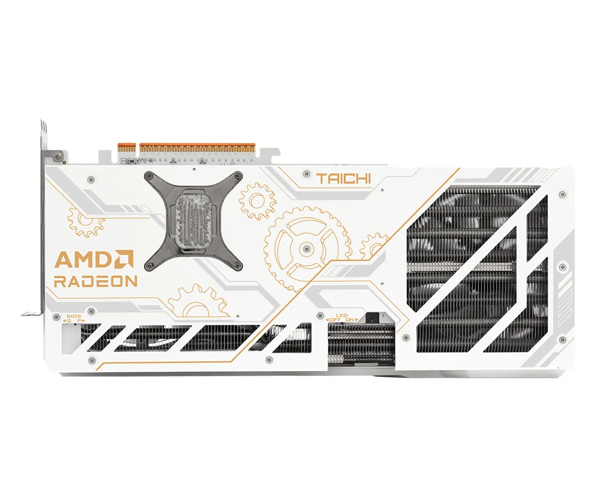 ASRock Radeon RX 9070 XT Taichi White OC 16GB Graphics Card