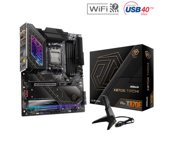 ASRock X870E TAICHI AM5 - ATX moderkort
