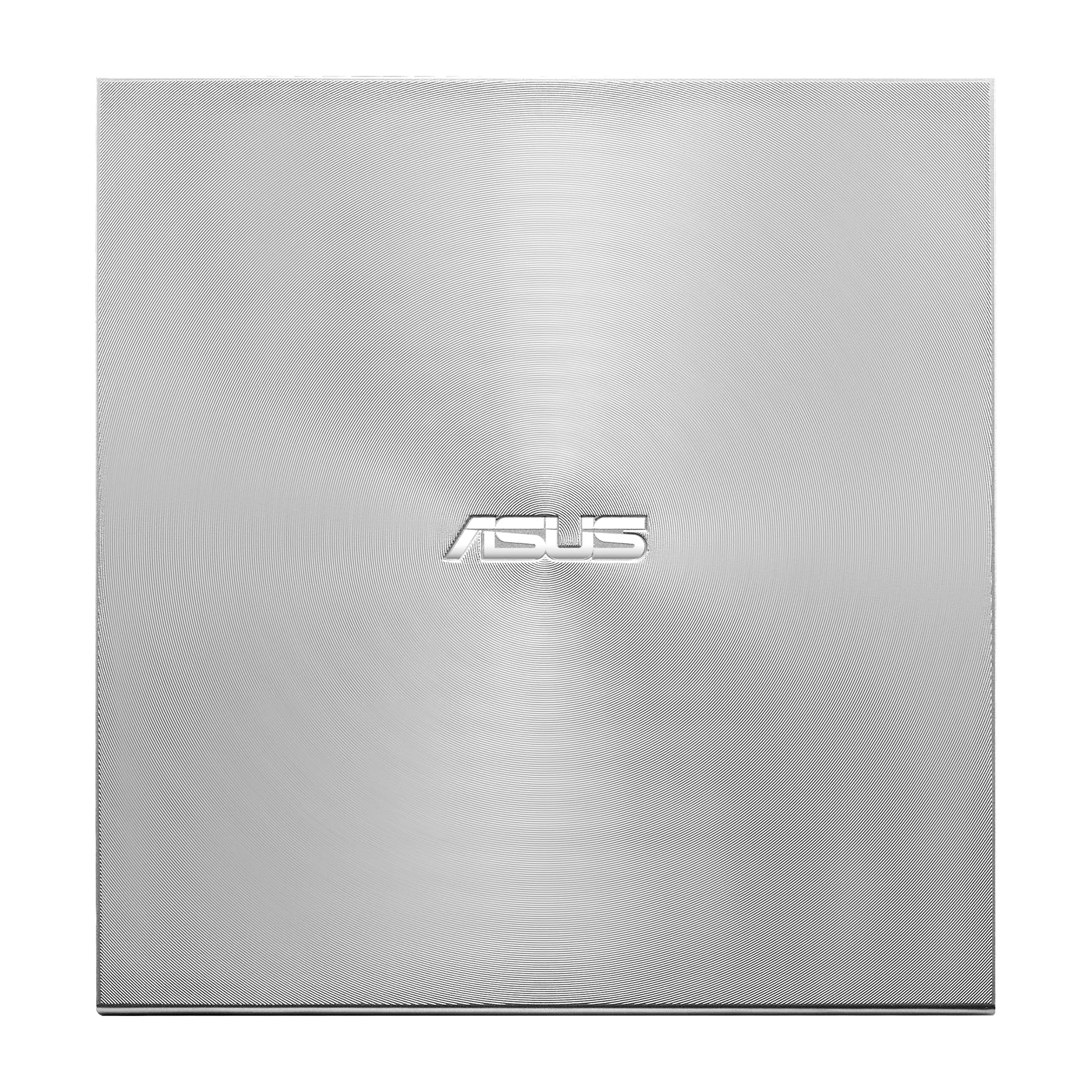 ASUS ZenDrive U8M (SDRW-08U8M-U/SIL/G/AS/P2G) External USB-C DVD Writer, Windows, Mac OS - Silver