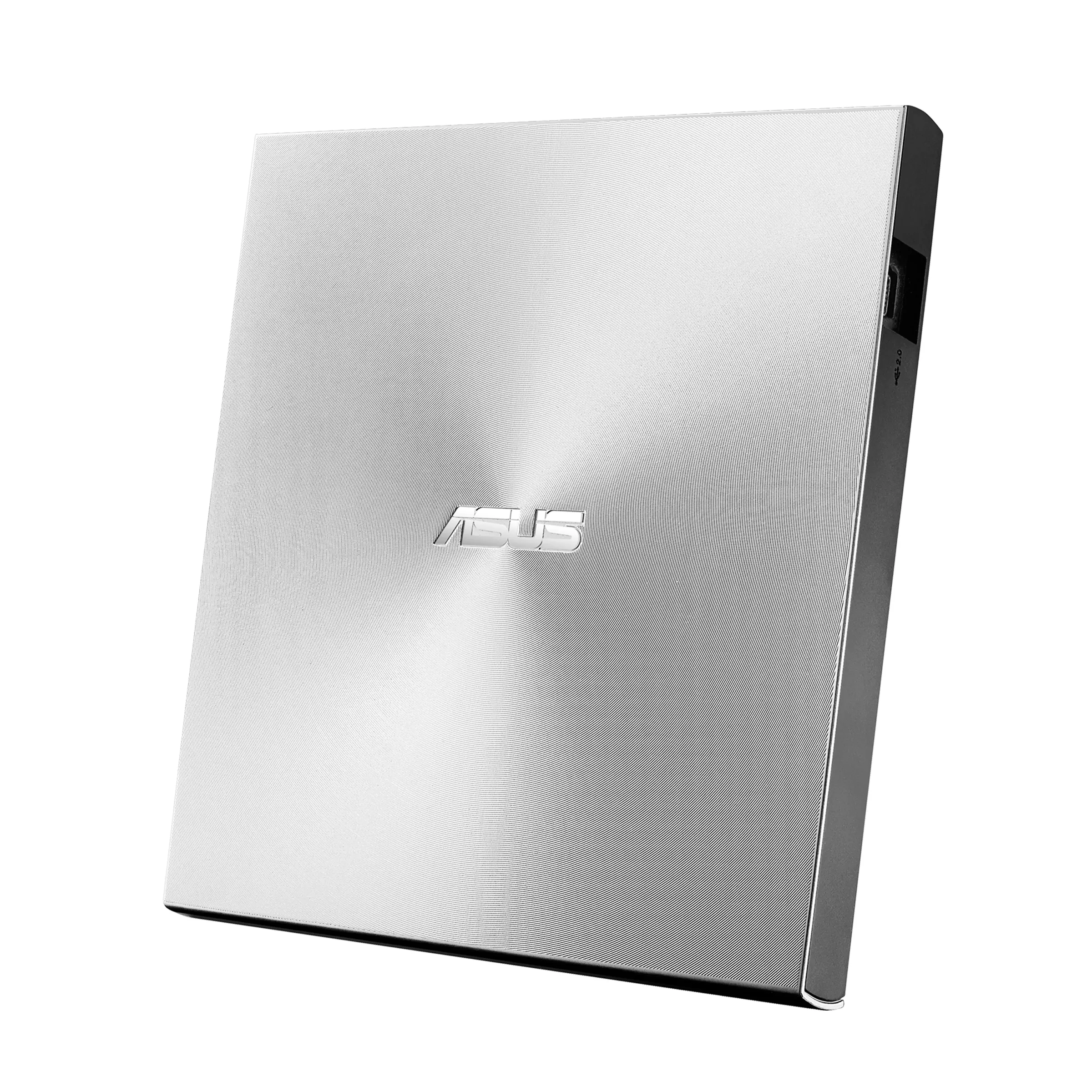 ASUS ZenDrive U8M (SDRW-08U8M-U/SIL/G/AS/P2G) External USB-C DVD Writer, Windows, Mac OS - Silver