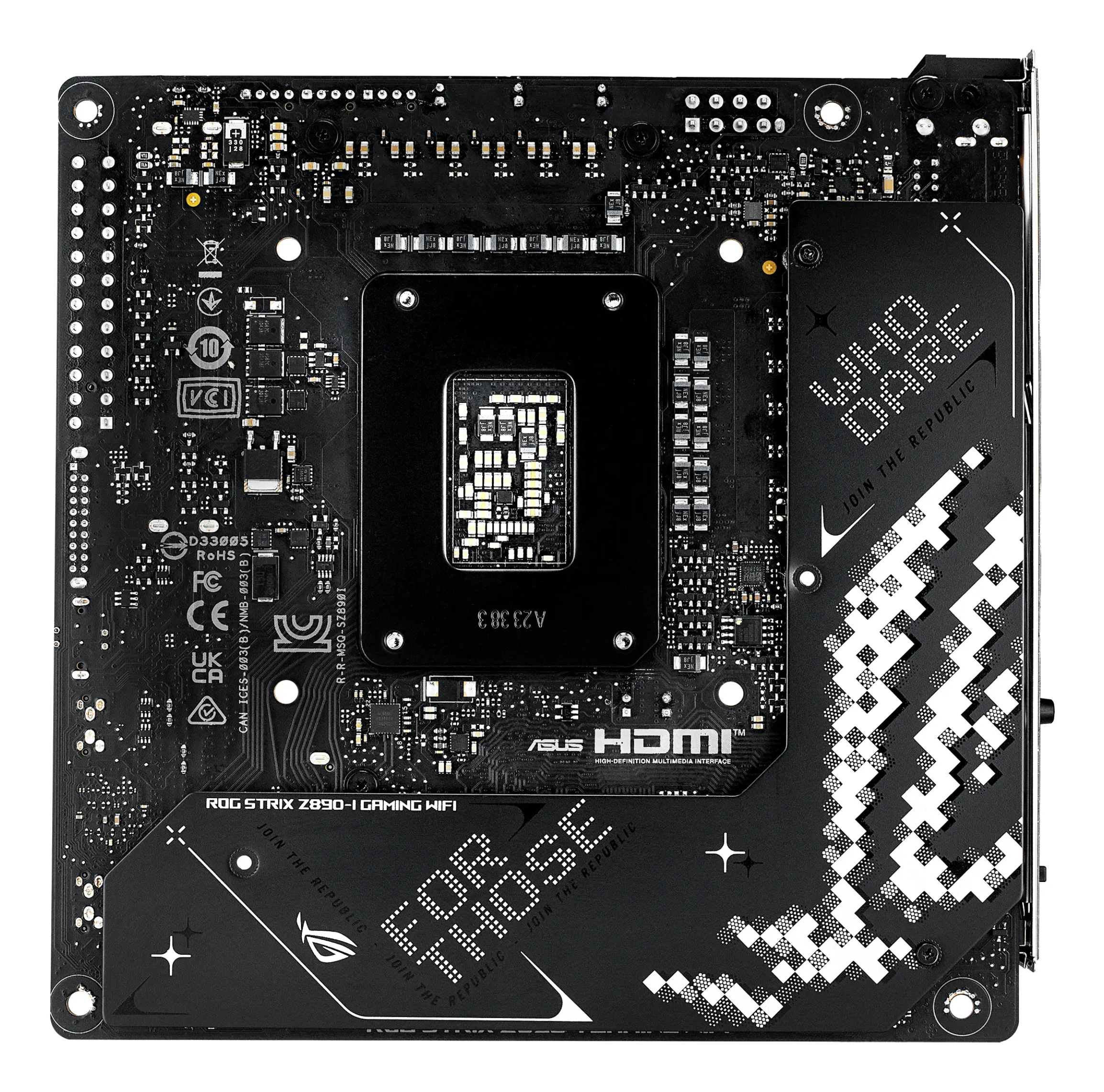 ASUS ROG STRIX Z890-I GAMING WIFI (mITX, Z890, LGA 1851, DDR5)