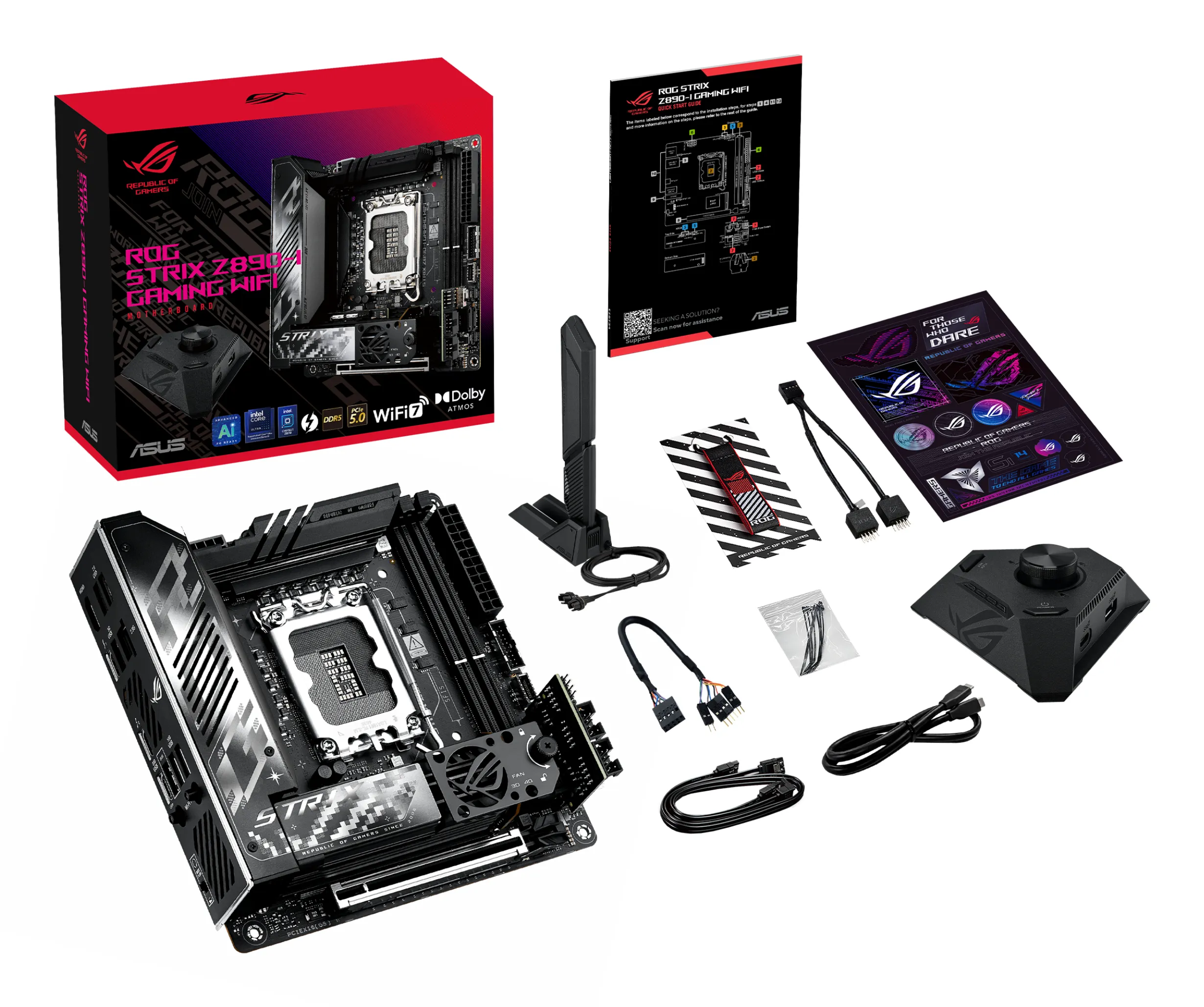ASUS ROG STRIX Z890-I GAMING WIFI (mITX, Z890, LGA 1851, DDR5)