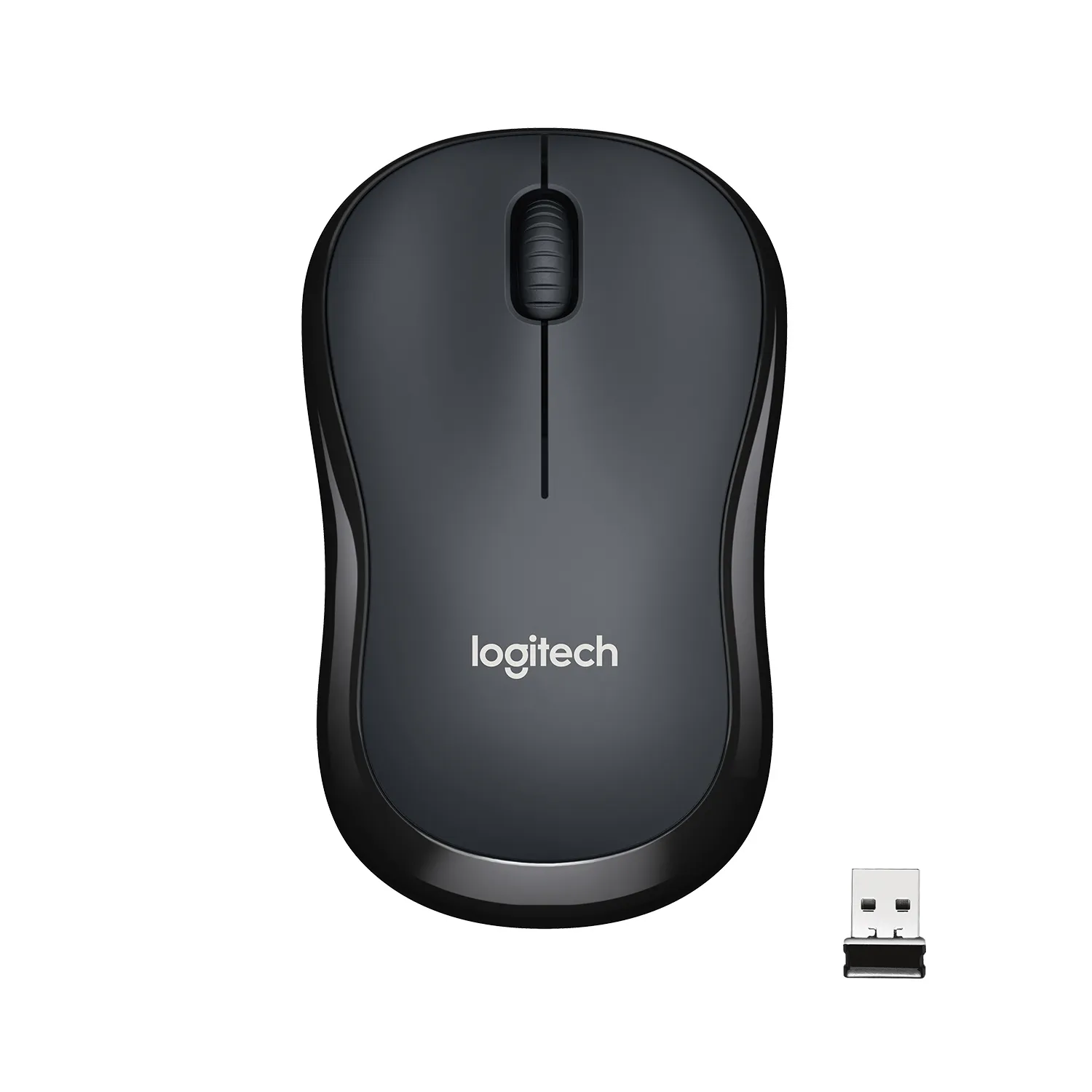 Logitech M220 Silent - wireless mouse, charcoal