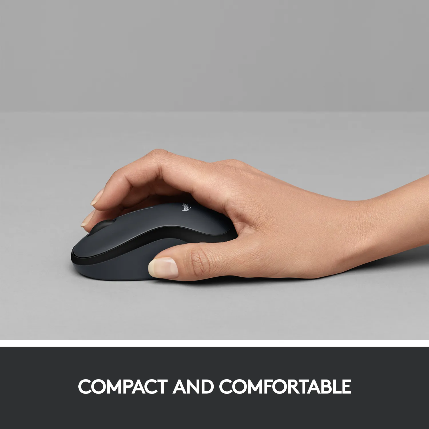 Logitech M220 Silent - wireless mouse, charcoal