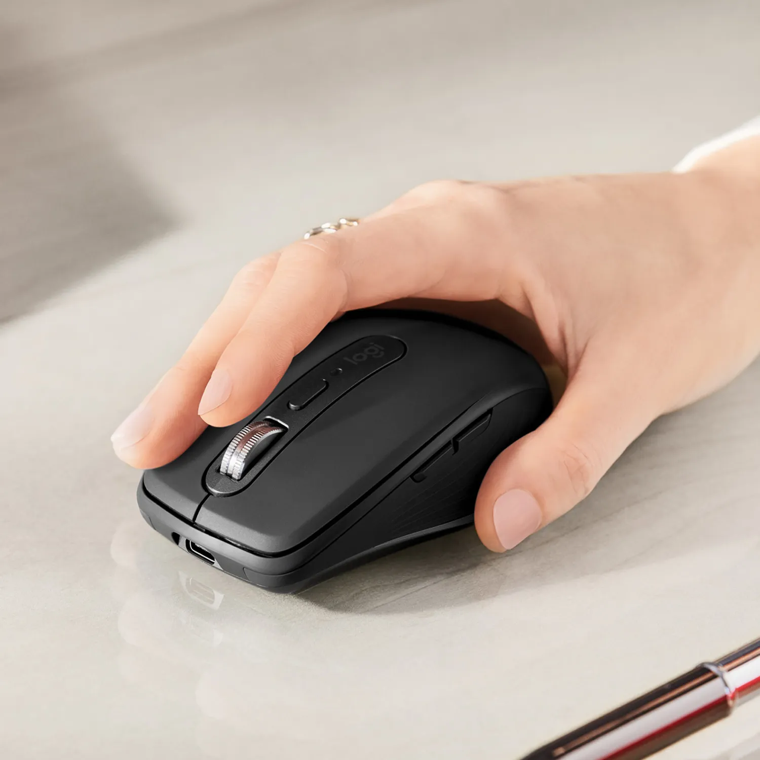 Logitech MX Anywhere 3 Wireless Mouse, Graphite
