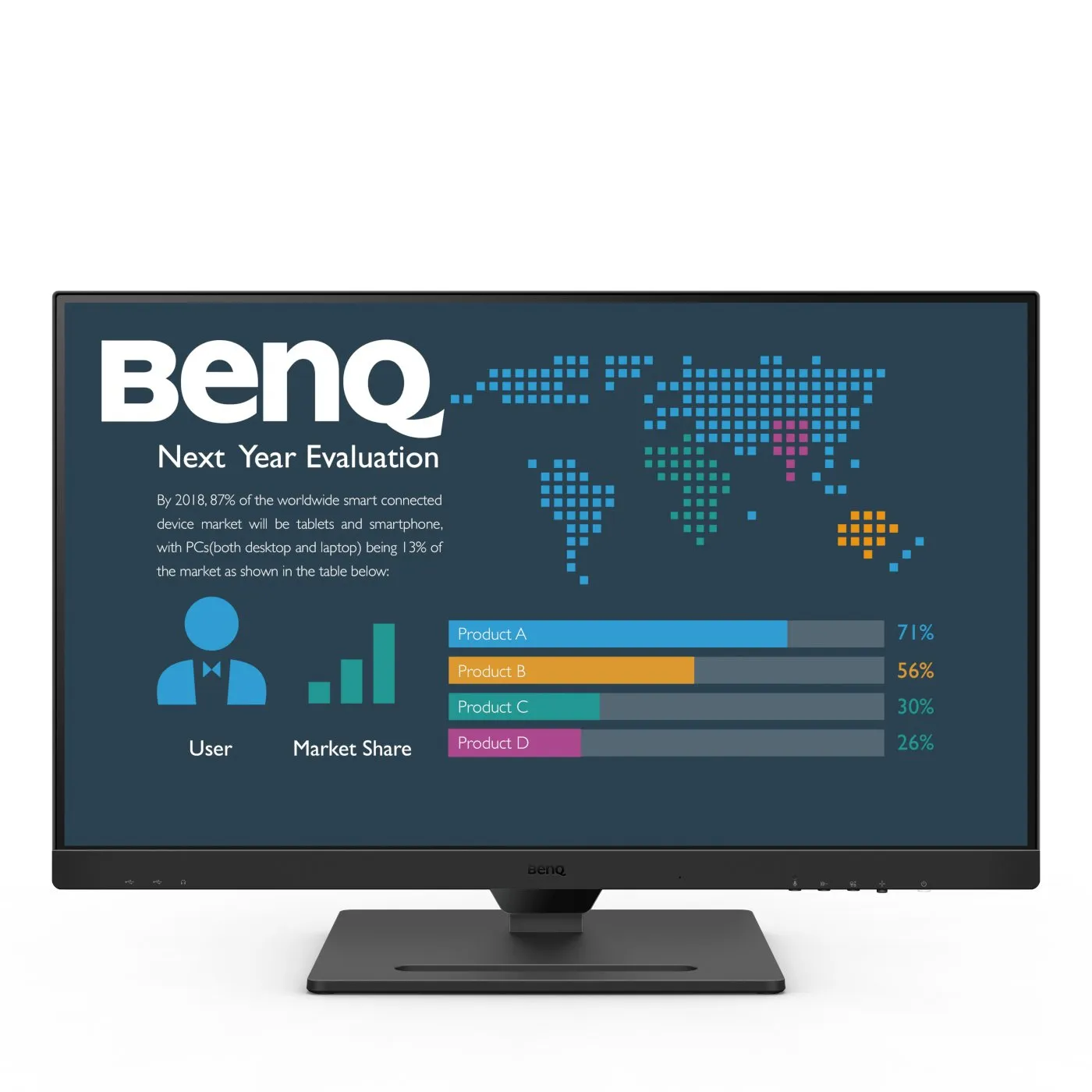 BenQ 27&quot; BL2790QT QHD, USB-C, IPS - sk&auml;rm