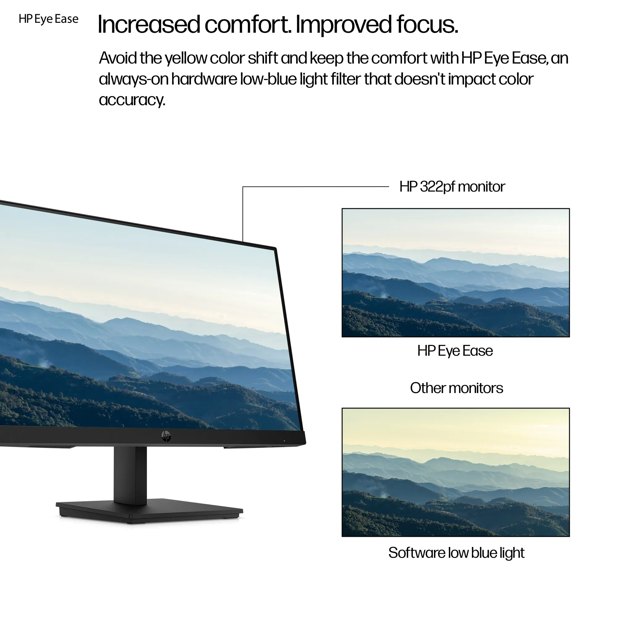 HP S3 Pro 322pf. 21.5&quot; FHD, 5ms, 100Hz, IPS - monitor