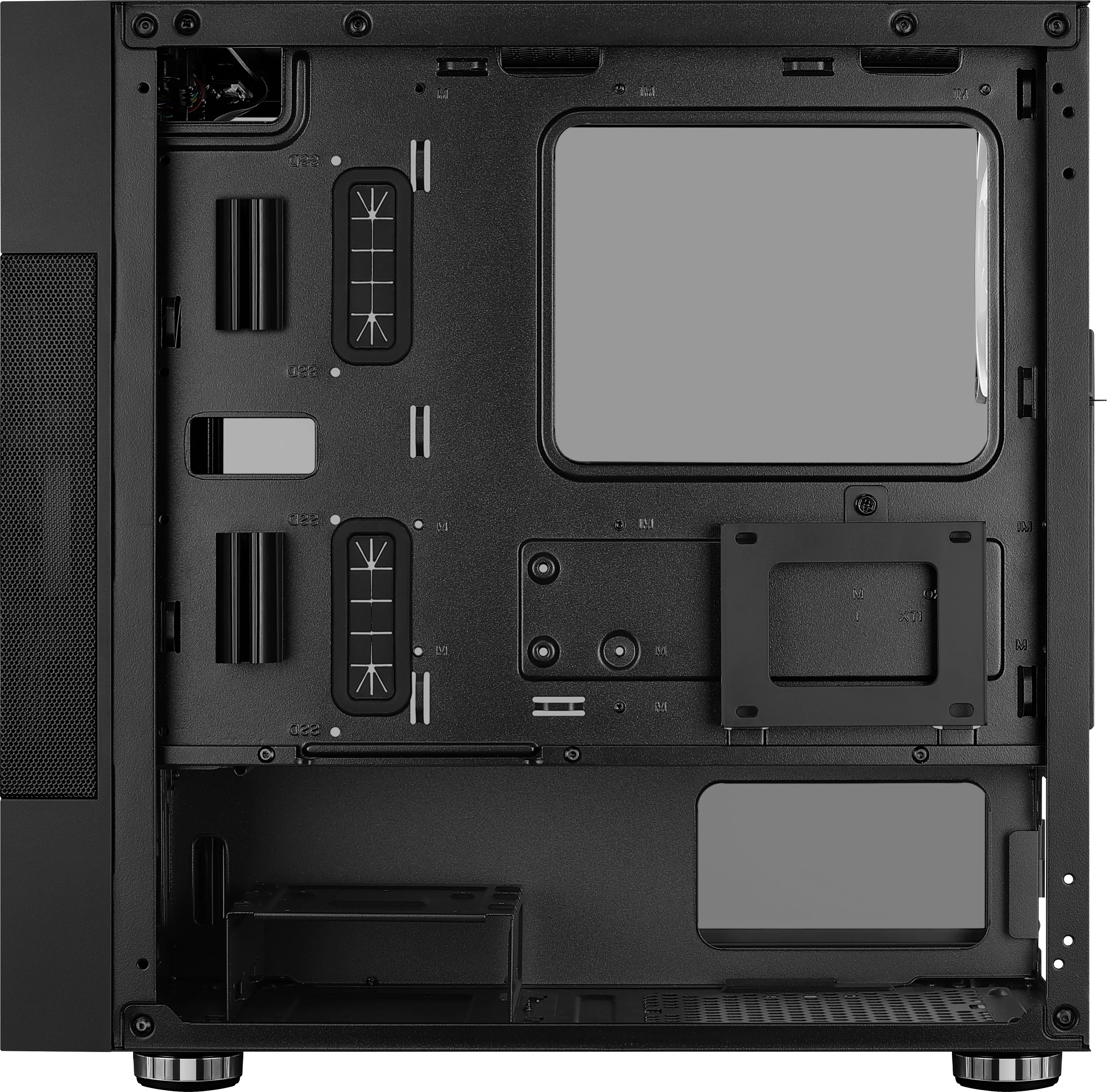 Aerocool Atomic - mini tower, Black