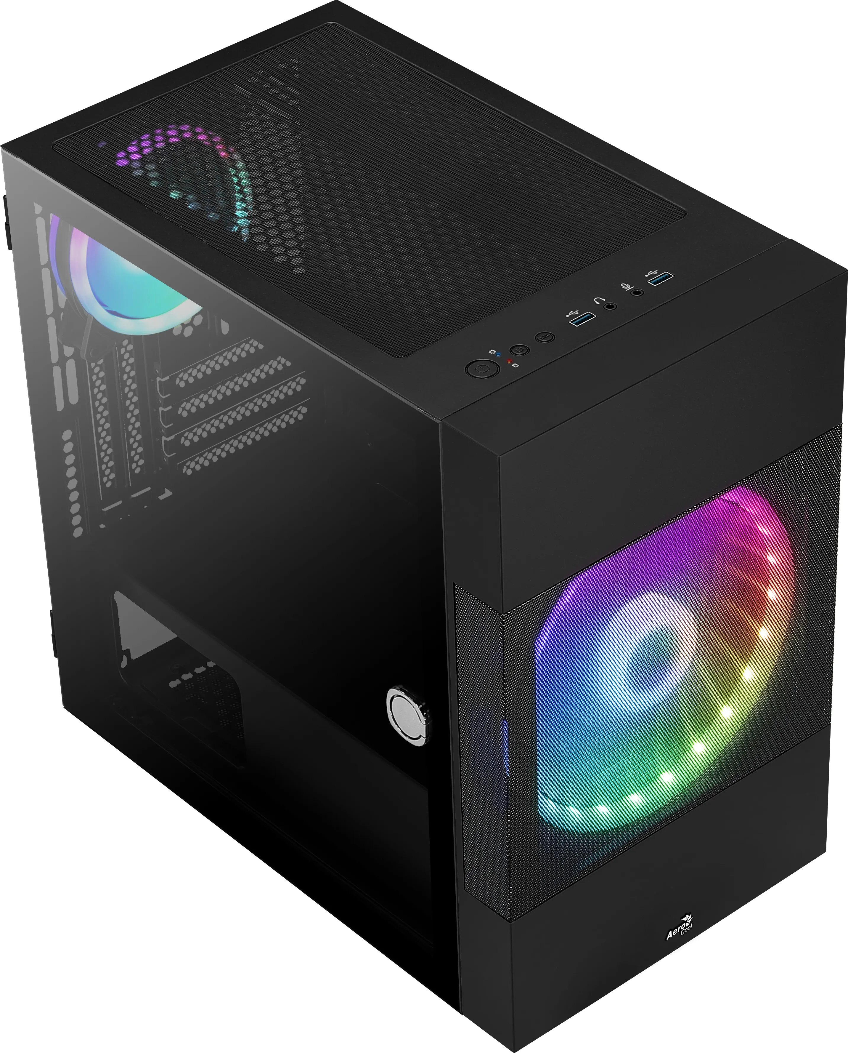 Aerocool Atomic - mini tower, Black