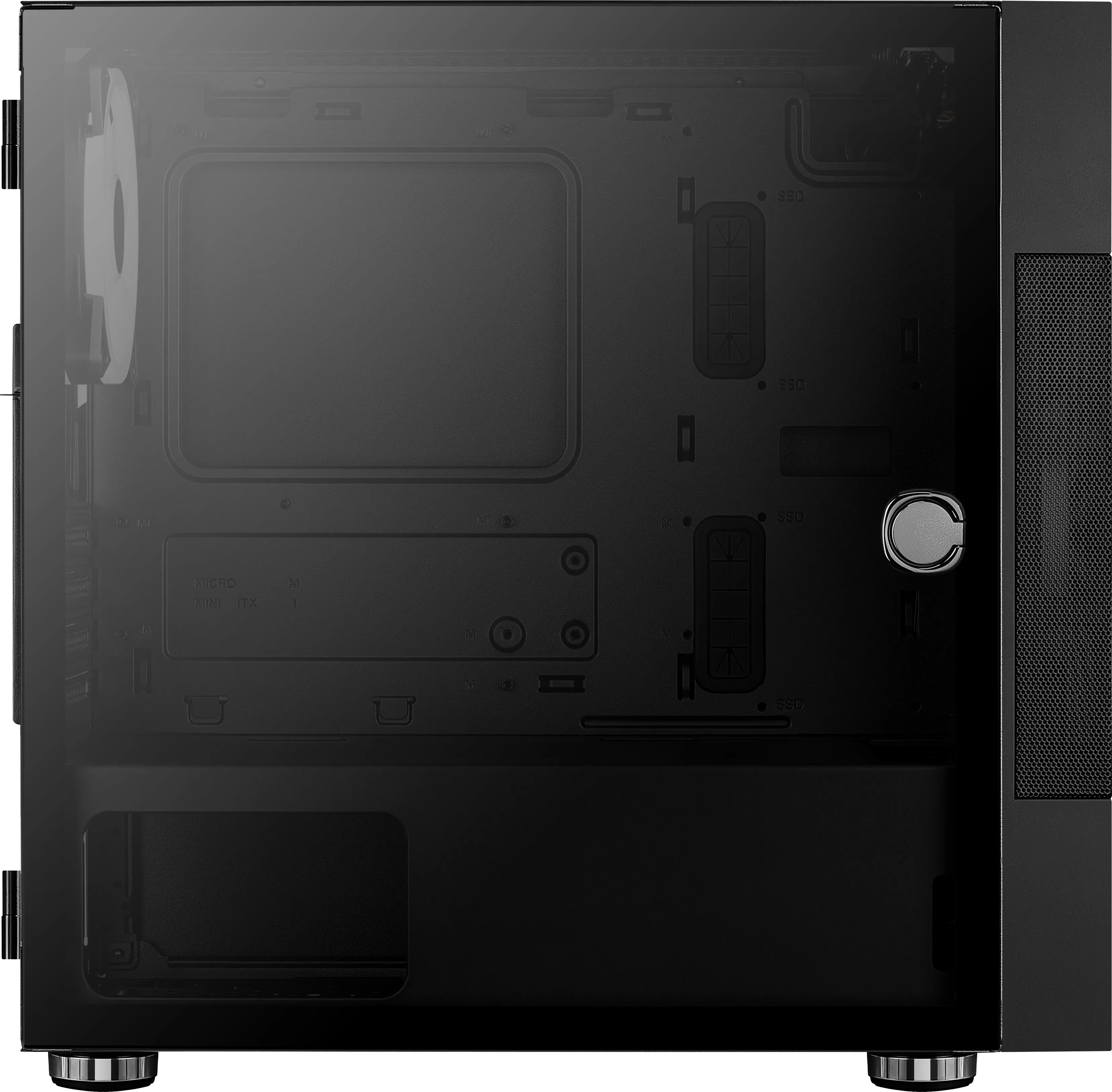 Aerocool Atomic - mini tower, Black