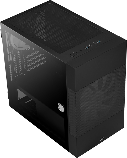 Aerocool Atomic - mini tower, Black