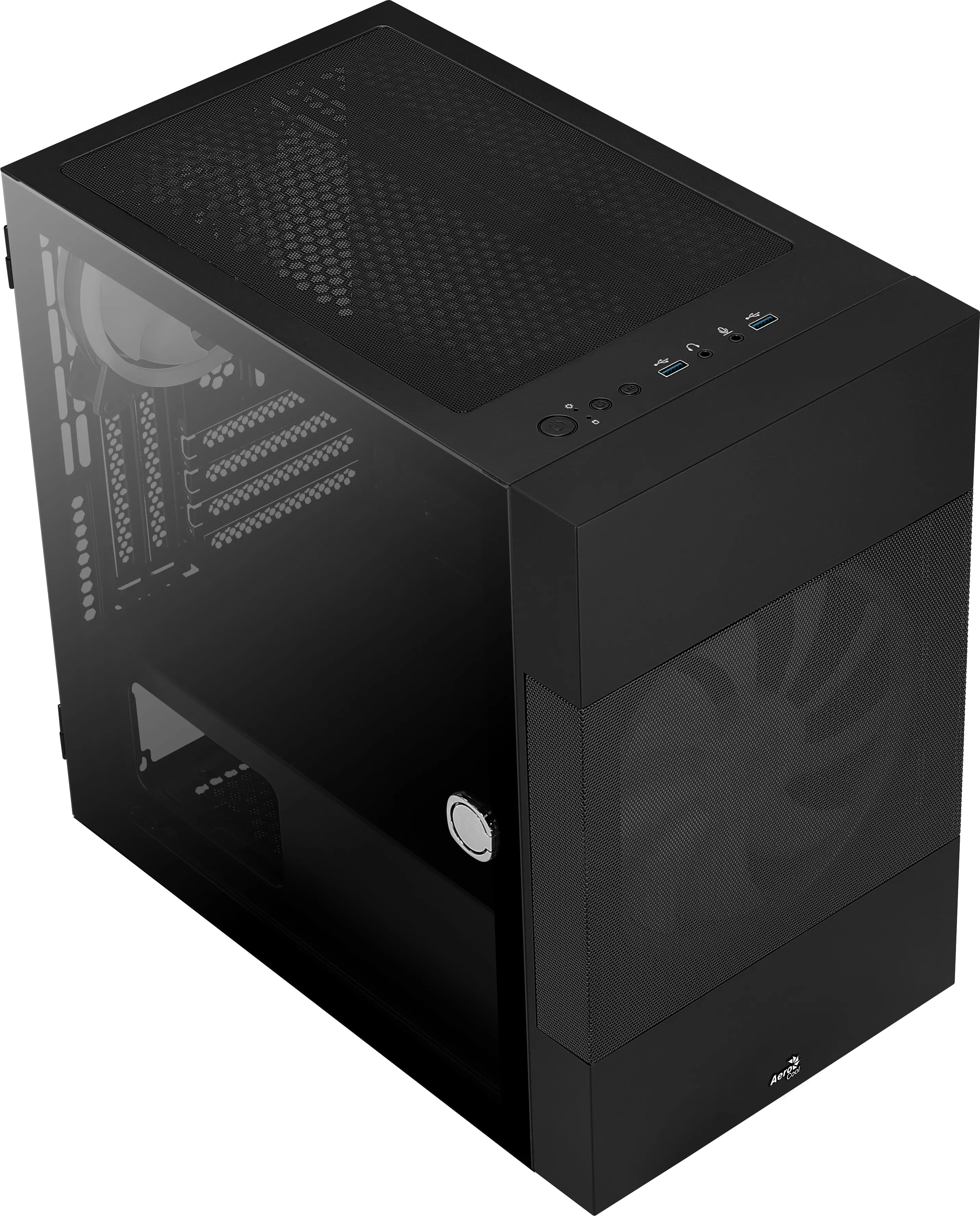 Aerocool Atomic - mini tower, Black