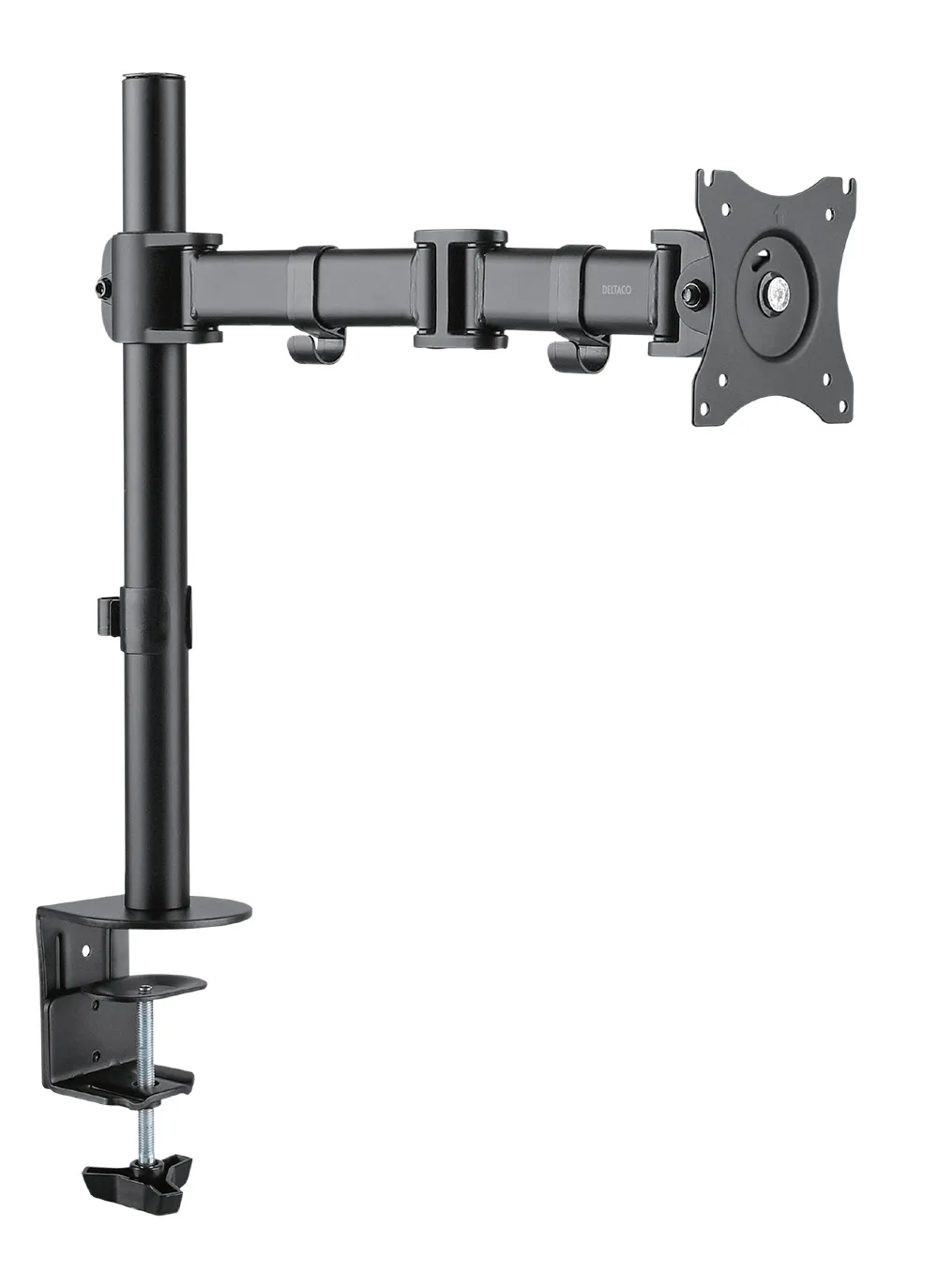 Deltaco Office - skrivbordsfäste, svart, 13"-27", 8kg