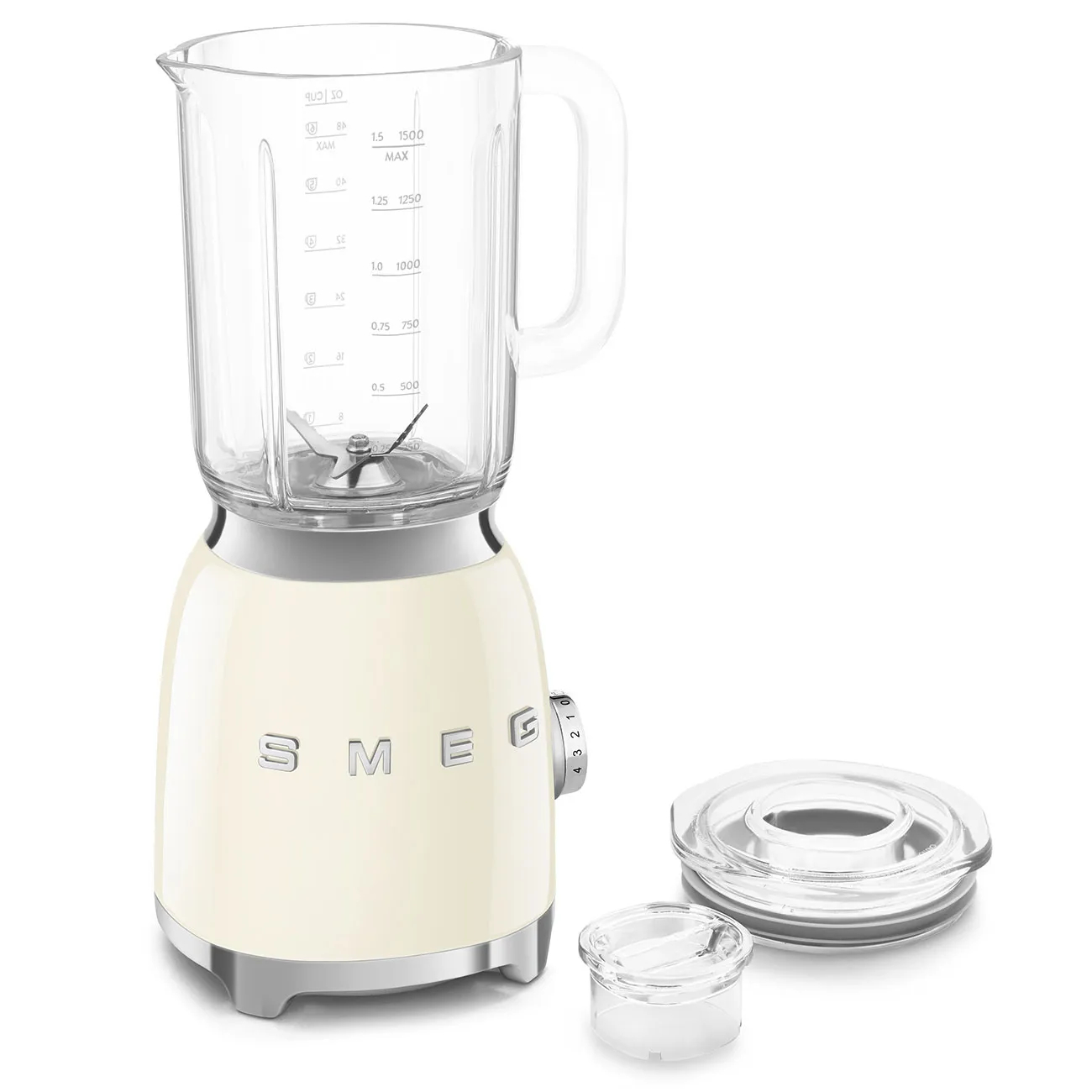 SMEG 50's Style BLF03CREU 800W 1.5L Blender, Cream